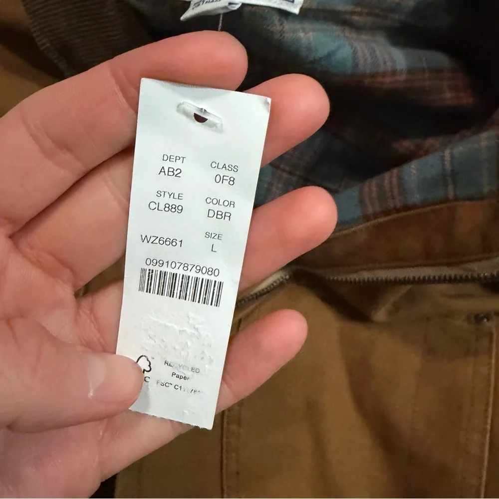 J crew duck brown Wallace & Barnes duck canvas utility jacket